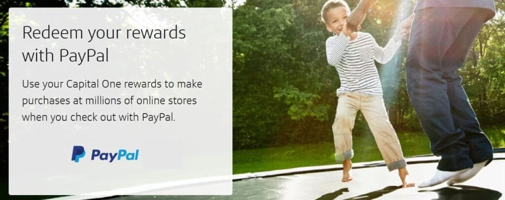 Redeem your Capital One rewards with PayPal