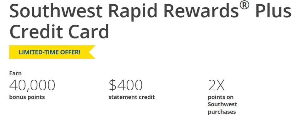 Southwest Rapid Rewards® Plus Credit Card