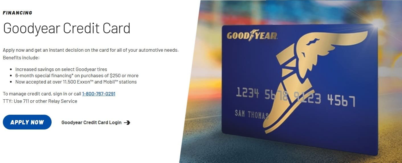 Where Can You Use Your Goodyear Credit Card