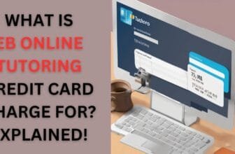 What is the EB Online Tutoring Credit Card Charge for?
