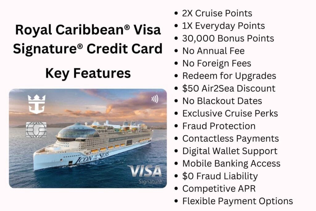Key Features of Royal Caribbean® Visa Signature® Credit Card
