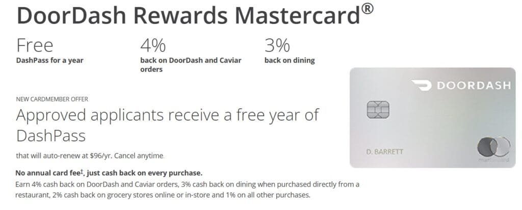 DoorDash Rewards Mastercard®