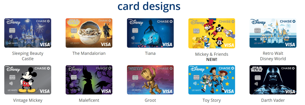 Honest Disney® Visa® Card Designs