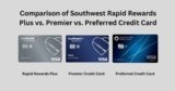 Comparison of Southwest Rapid Rewards Plus vs. Premier vs. Preferred Credit Card
